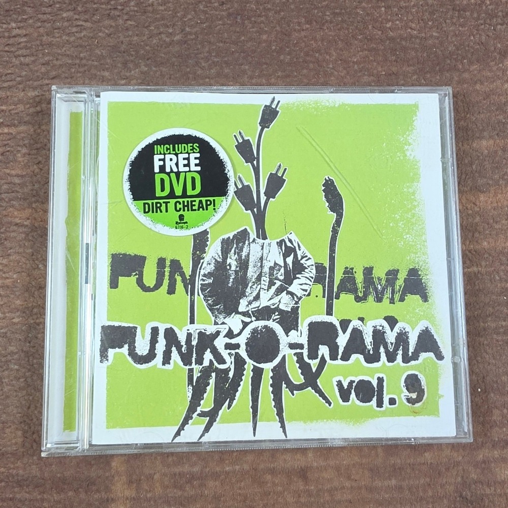 Epitaph Punk-O-Rama Vol. 9 CD DVD Set Green Good Compilation 2-Disc 2004